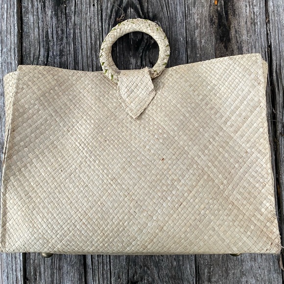 ❤️SOLD❤️ MCM WOVEN RAFIA PURSE - Picture 4 of 8